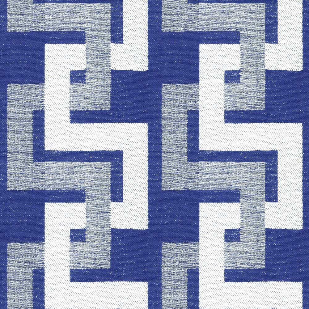 Ian Mankin Knot Cobalt Made to Measure Curtains