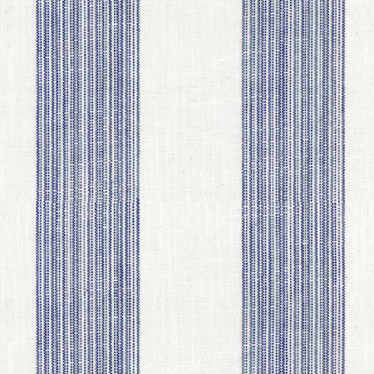 Ian Mankin Lulworth Stripe Cobalt Made to Measure Roman Blinds