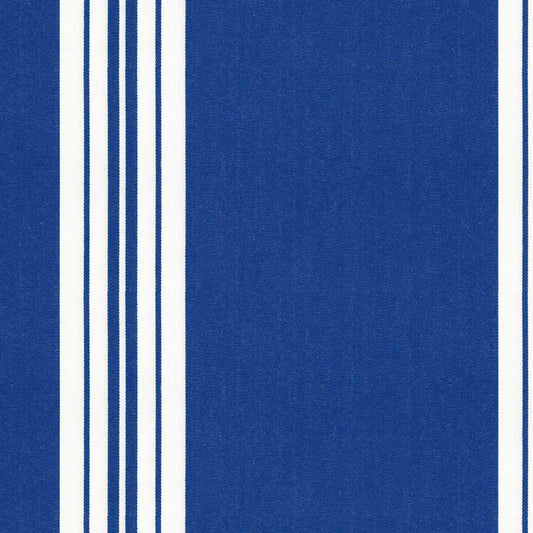 Ian Mankin Lytham Stripe Cobalt Made to Measure Roman Blinds