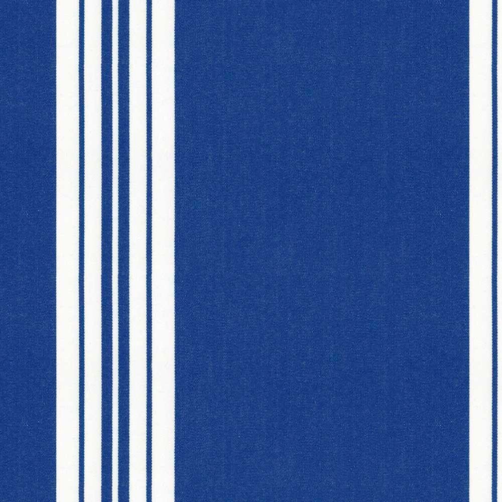 Ian Mankin Lytham Stripe Cobalt Made to Measure Curtains