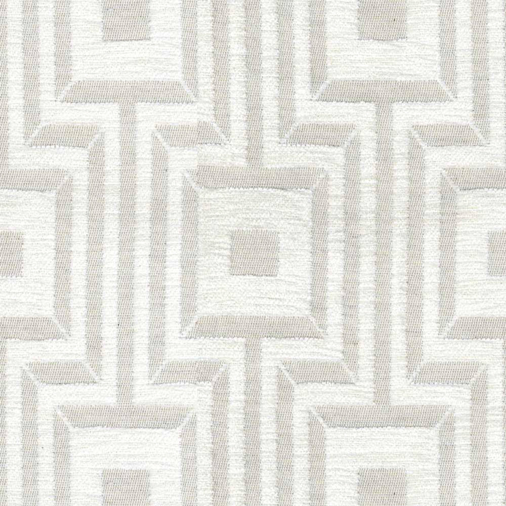 Ian Mankin Maze Oatmeal Made to Measure Roman Blinds