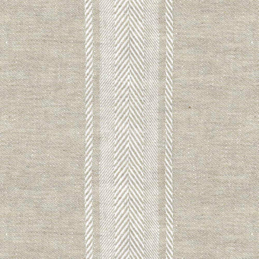 Ian Mankin Salcombe Stripe Oatmeal Made to Measure Roman Blinds