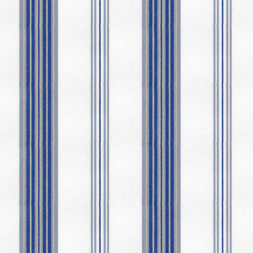 Ian Mankin Tenby Stripe Chalk Made to Measure Curtains