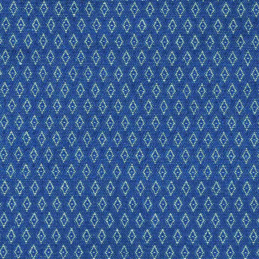 Ian Mankin Whitby Cobalt Made to Measure Curtains