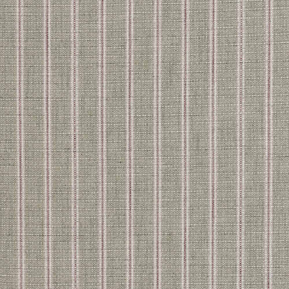Ian Mankin Bloodstone Stripe Moss/Garnet Made to Measure Roman Blinds