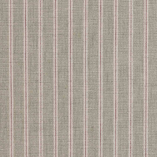 Ian Mankin Bloodstone Stripe Moss/Garnet Made to Measure Roman Blinds