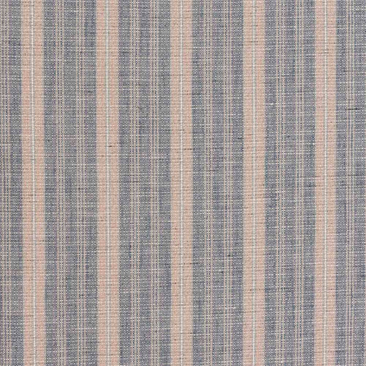 Ian Mankin Opal Stripe Bluestone/Powder Made to Measure Curtains