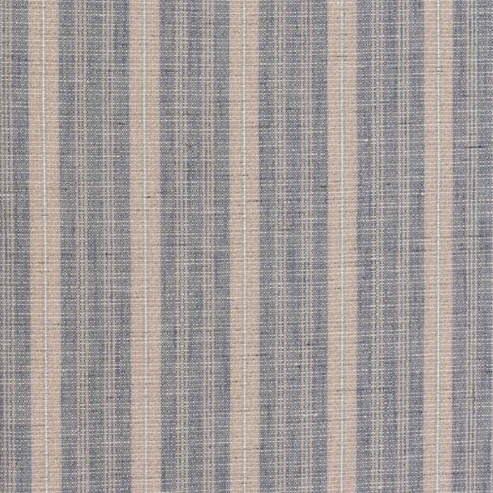 Ian Mankin Opal Stripe Bluestone/Powder Made to Measure Roman Blinds