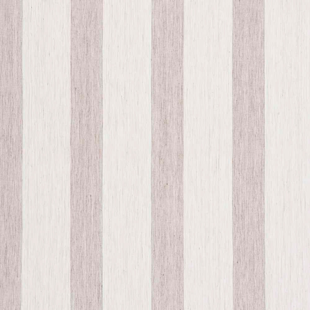Ian Mankin Rift Stripe Linen Sheer Garnet Made to Measure Roman Blinds