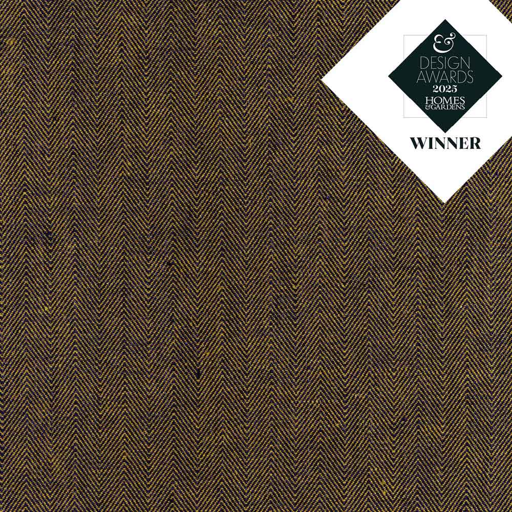 Ian Mankin Hedgerow Herringbone Truffle Made to Measure Roman Blinds