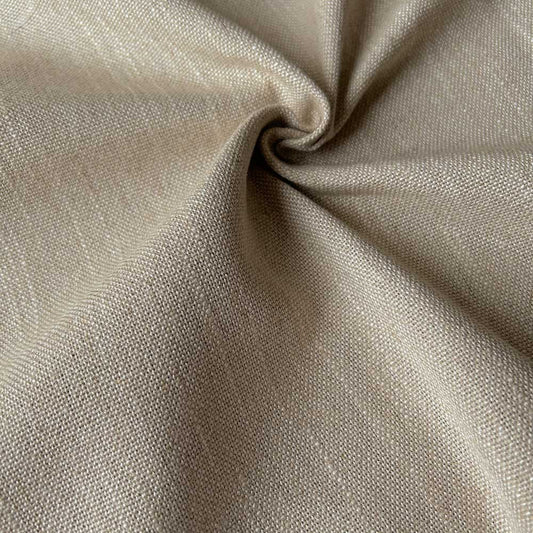 Ian Mankin Flint Plain Natural Made to Measure Roman Blinds