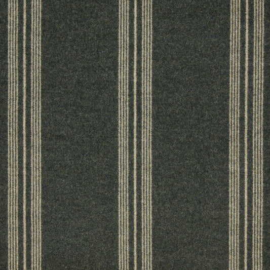 Ian Mankin Garsdale Stripe Forest Made to Measure Roman Blinds