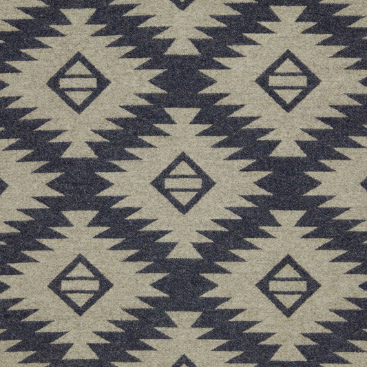 Ian Mankin Ingleborough Dark Navy Made to Measure Curtains