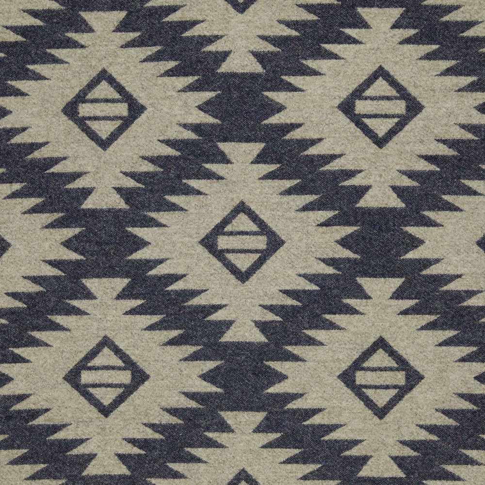 Ian Mankin Ingleborough Dark Navy Made to Measure Roman Blinds