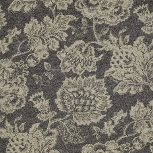 Ian Mankin Studley Floral Smoke Made to Measure Roman Blinds