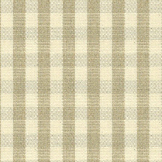 Ian Mankin Suffolk Check Small Cream Made to Measure Curtains