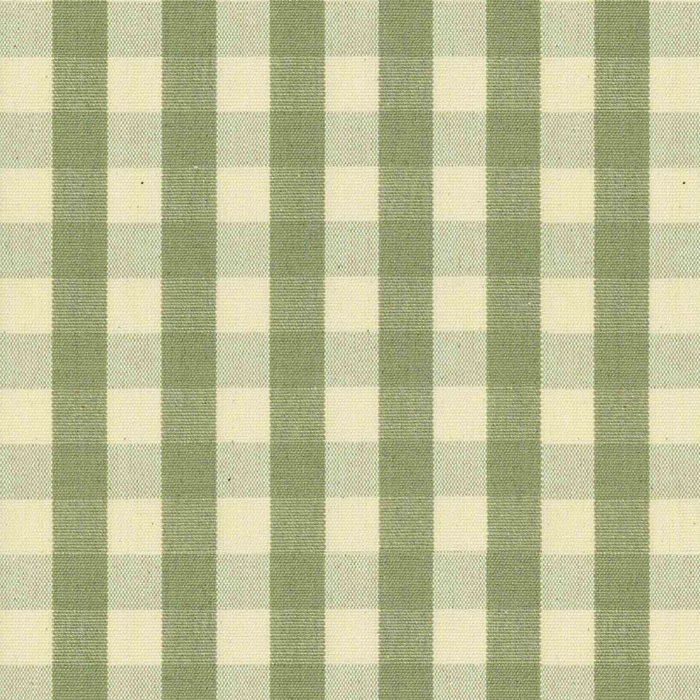 Ian Mankin Suffolk Check Small Sage Made to Measure Roman Blinds