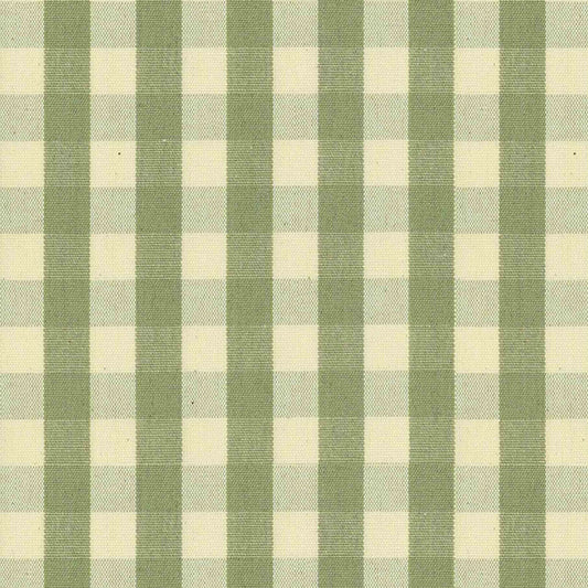 Ian Mankin Suffolk Check Small Sage Made to Measure Roman Blinds