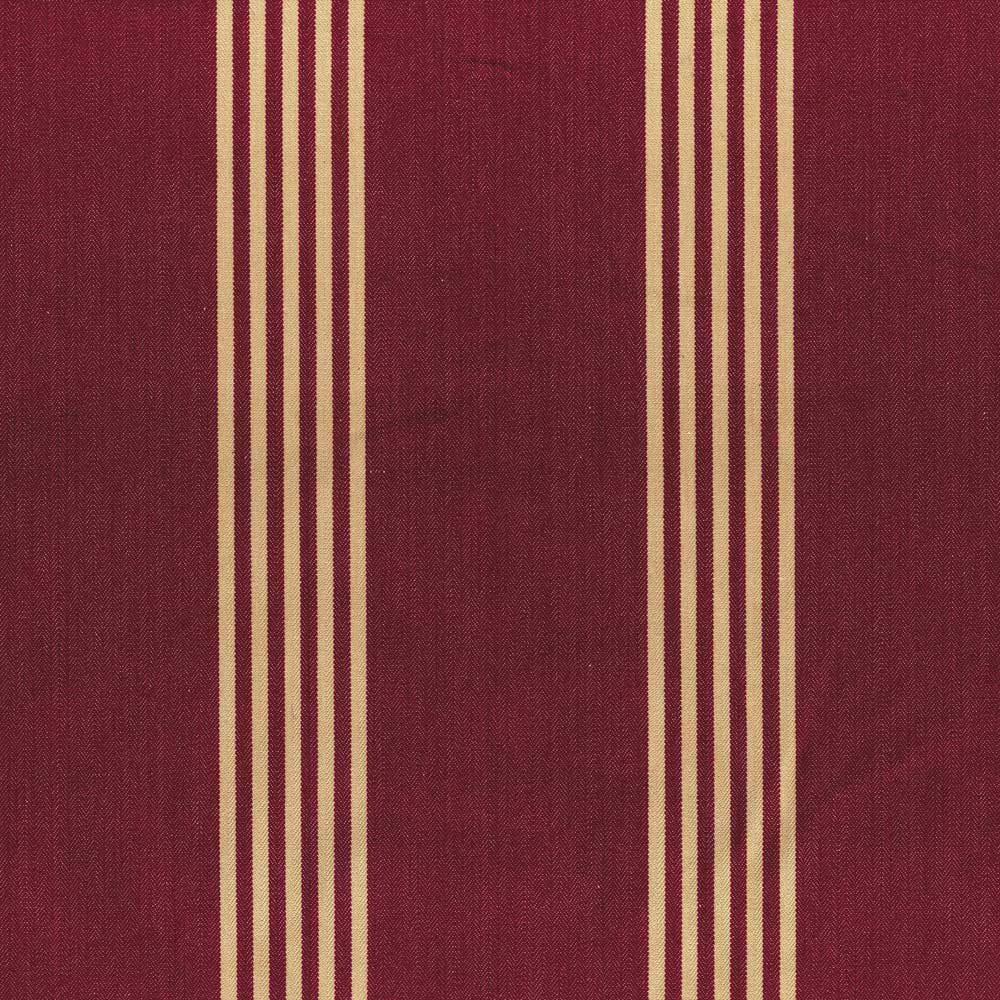 Canvas Stripe Antique Claret