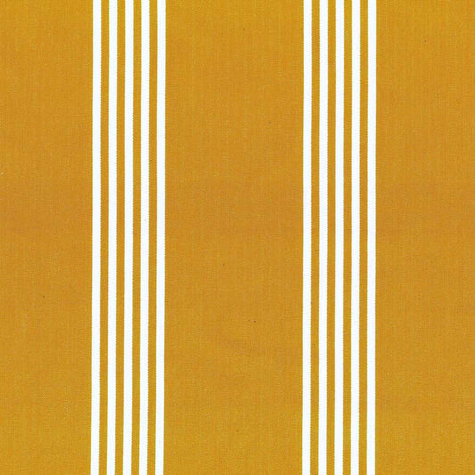 Ian Mankin Canvas Stripe Ochre Made to Measure Roman Blinds