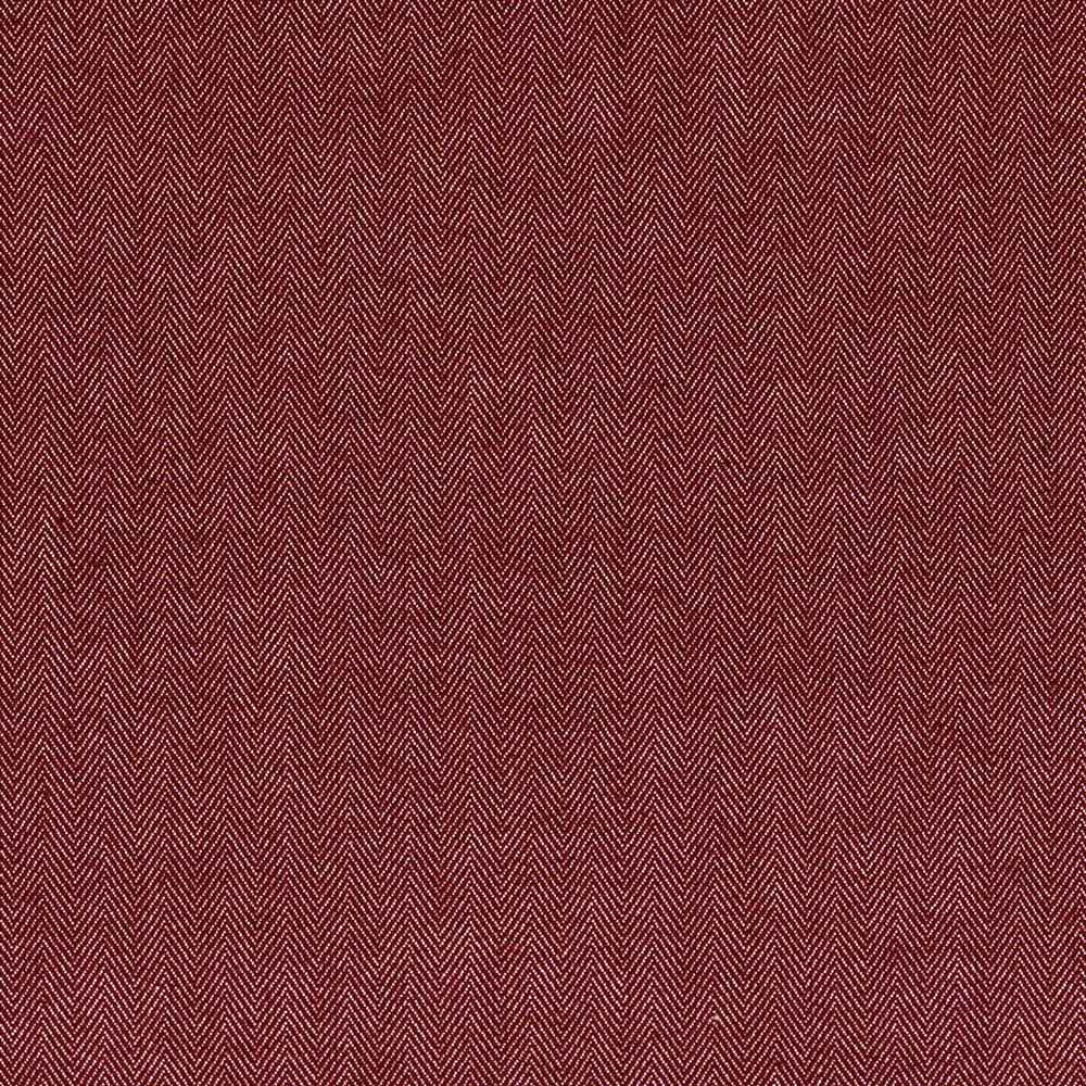 Ian Mankin Fresco Herringbone Claret Made to Measure Roman Blinds