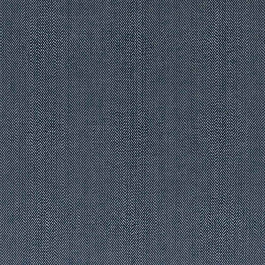 Ian Mankin Fresco Herringbone Navy Made to Measure Curtains
