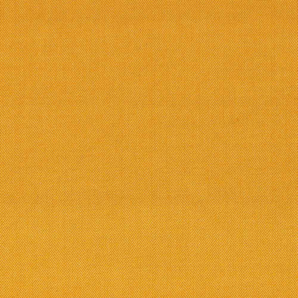 Ian Mankin Fresco Herringbone Ochre Made to Measure Curtains