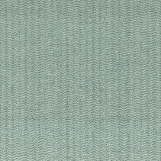 Ian Mankin Fresco Herringbone Seagreen Made to Measure Roman Blinds