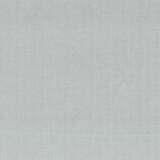 Ian Mankin Fresco Herringbone Silver Made to Measure Roman Blinds