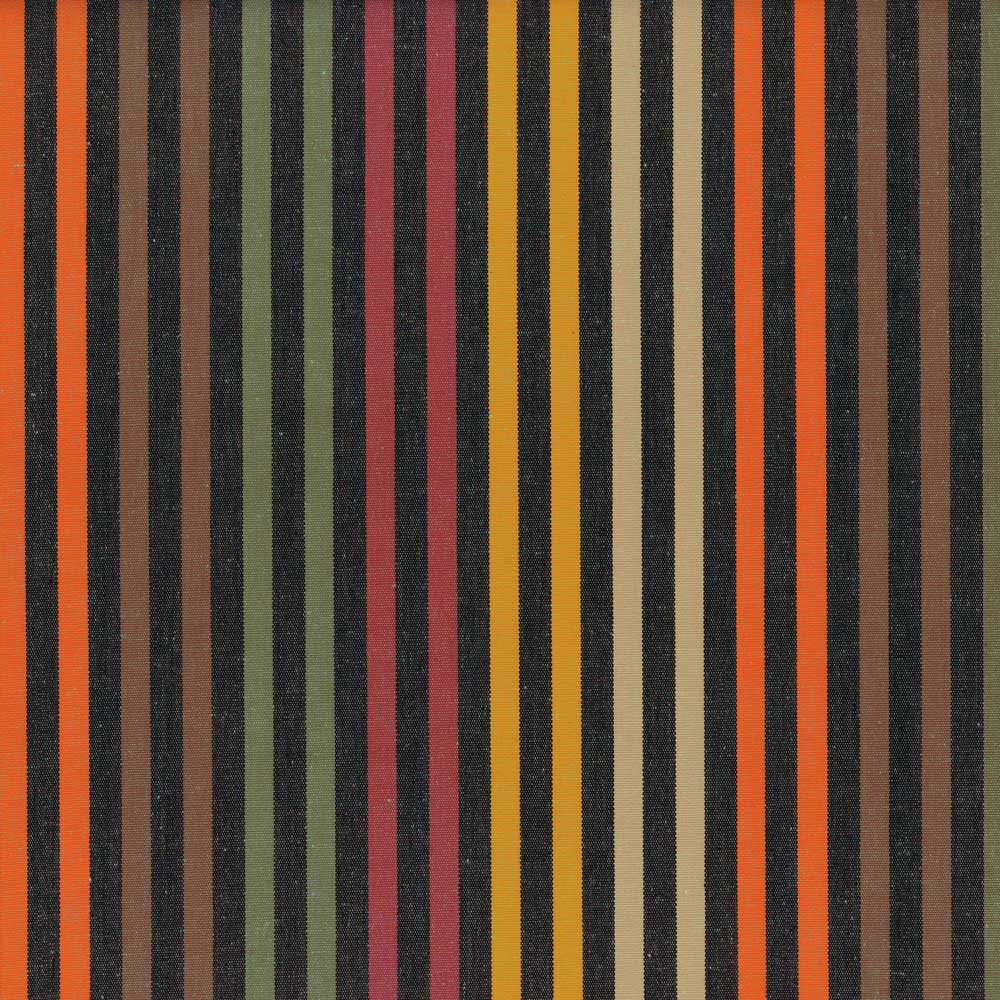 Ian Mankin Palette Stripe Cinder Made to Measure Roman Blinds