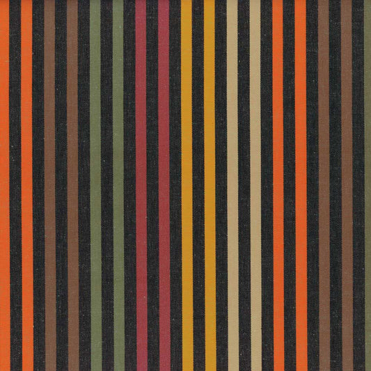 Ian Mankin Palette Stripe Cinder Made to Measure Roman Blinds