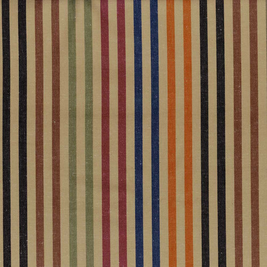 Ian Mankin Palette Stripe Maple Made to Measure Roman Blinds