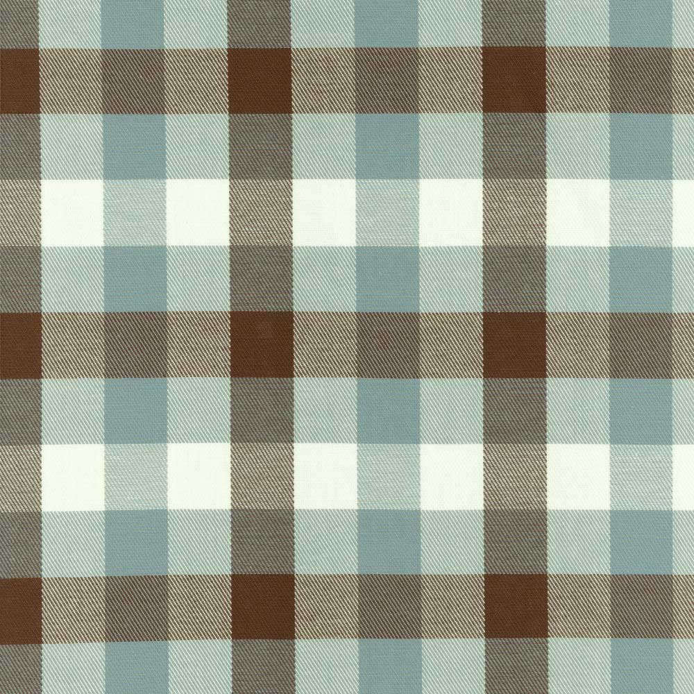 Watercolour Check Brown/Mist