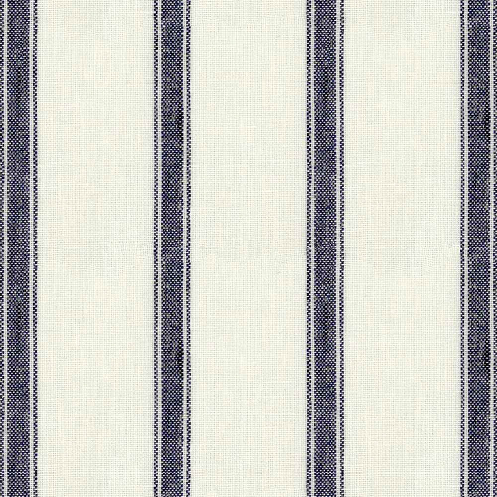 Ian Mankin Angus Stripe Navy Made to Measure Curtains