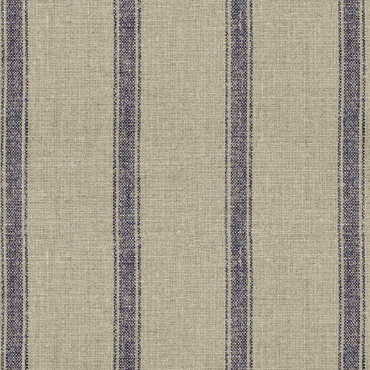 Ian Mankin Angus Stripe Nordic Navy Made to Measure Roman Blinds