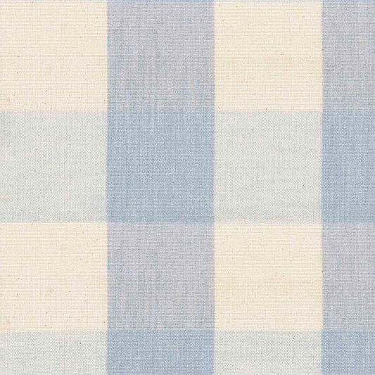 Ian Mankin Avon Check Bluebell Made to Measure Roman Blinds