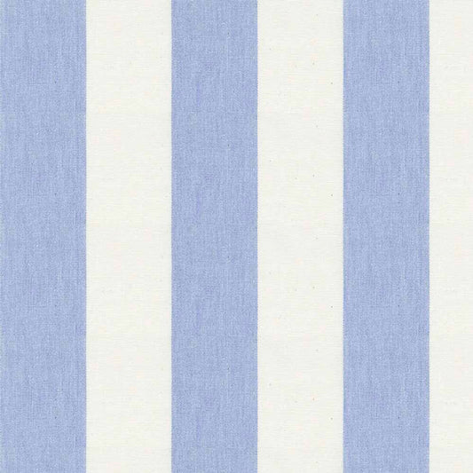 Ian Mankin Devon Stripe Bluebell Made to Measure Roman Blinds