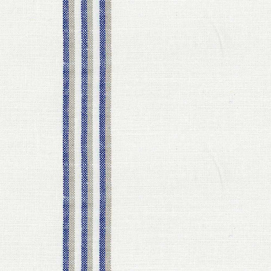 Ian Mankin Grain Stripe Indigo Made to Measure Curtains