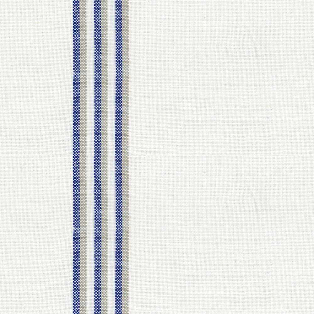 Ian Mankin Grain Stripe Indigo Made to Measure Roman Blinds