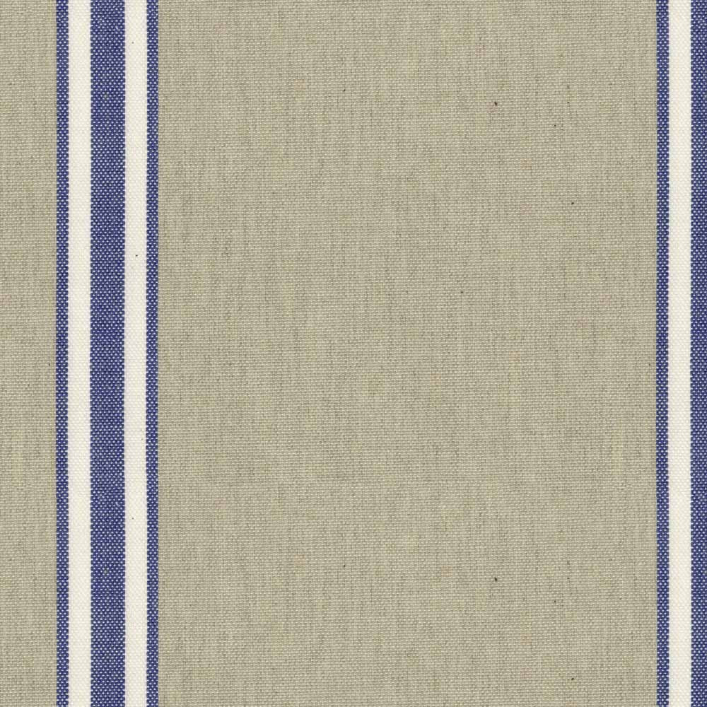 Ian Mankin Odeon Stripe 8 Indigo Made to Measure Roman Blinds