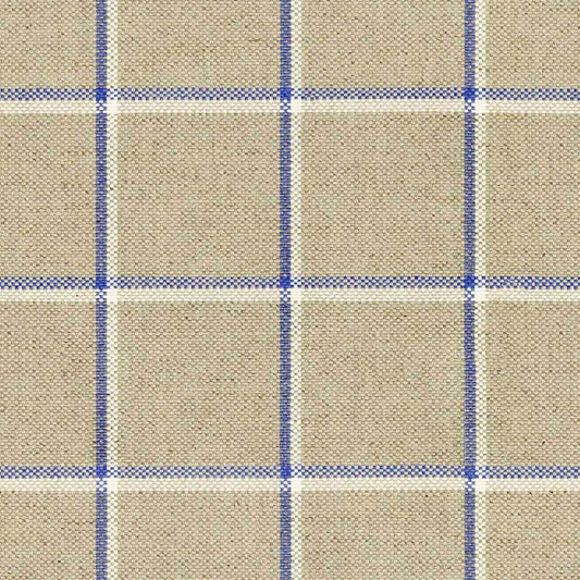 Ian Mankin Skye Check Indigo Made to Measure Roman Blinds
