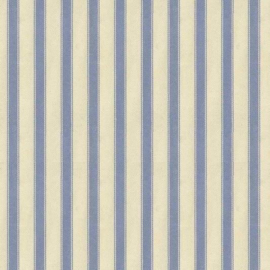 Ian Mankin Ticking Stripe 2 Sky Made to Measure Roman Blinds