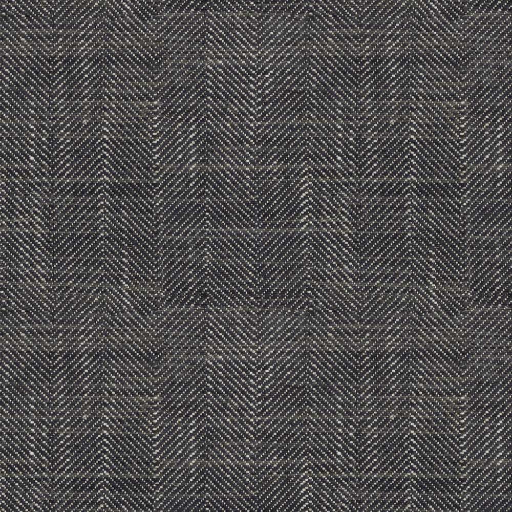 Ian Mankin Arran Charcoal Made to Measure Curtains