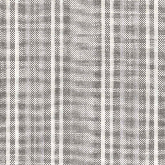 Ian Mankin Jura Stripe Grey Made to Measure Curtains