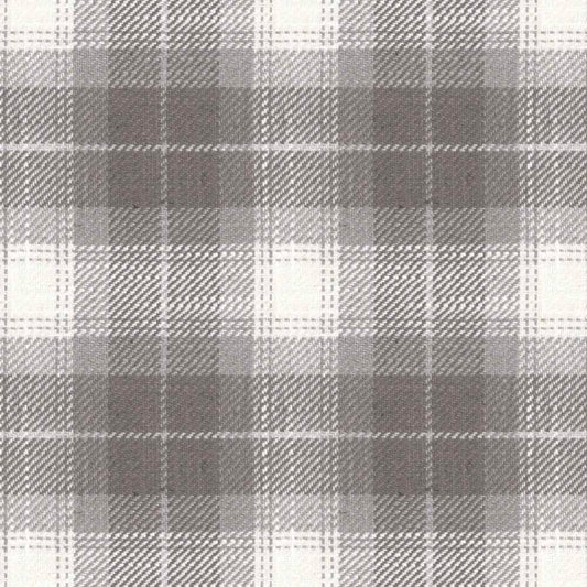 Ian Mankin Kintyre Check Grey Made to Measure Curtains