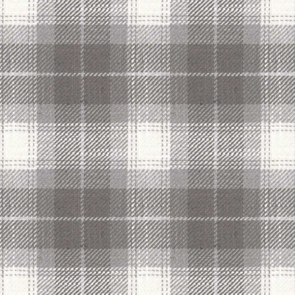 Ian Mankin Kintyre Check Grey Made to Measure Roman Blinds