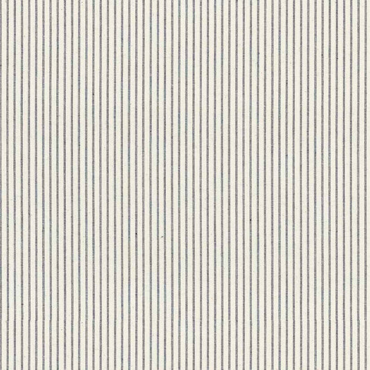 Ian Mankin Lining Stripe Black Made to Measure Curtains