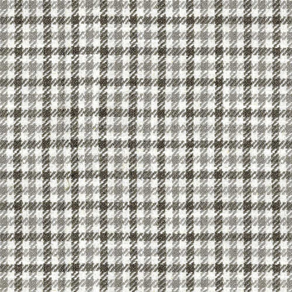 Ian Mankin Nairn Check Grey Made to Measure Curtains