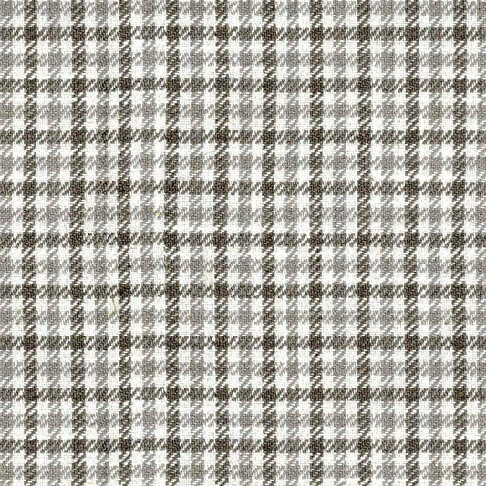 Ian Mankin Nairn Check Grey Made to Measure Curtains