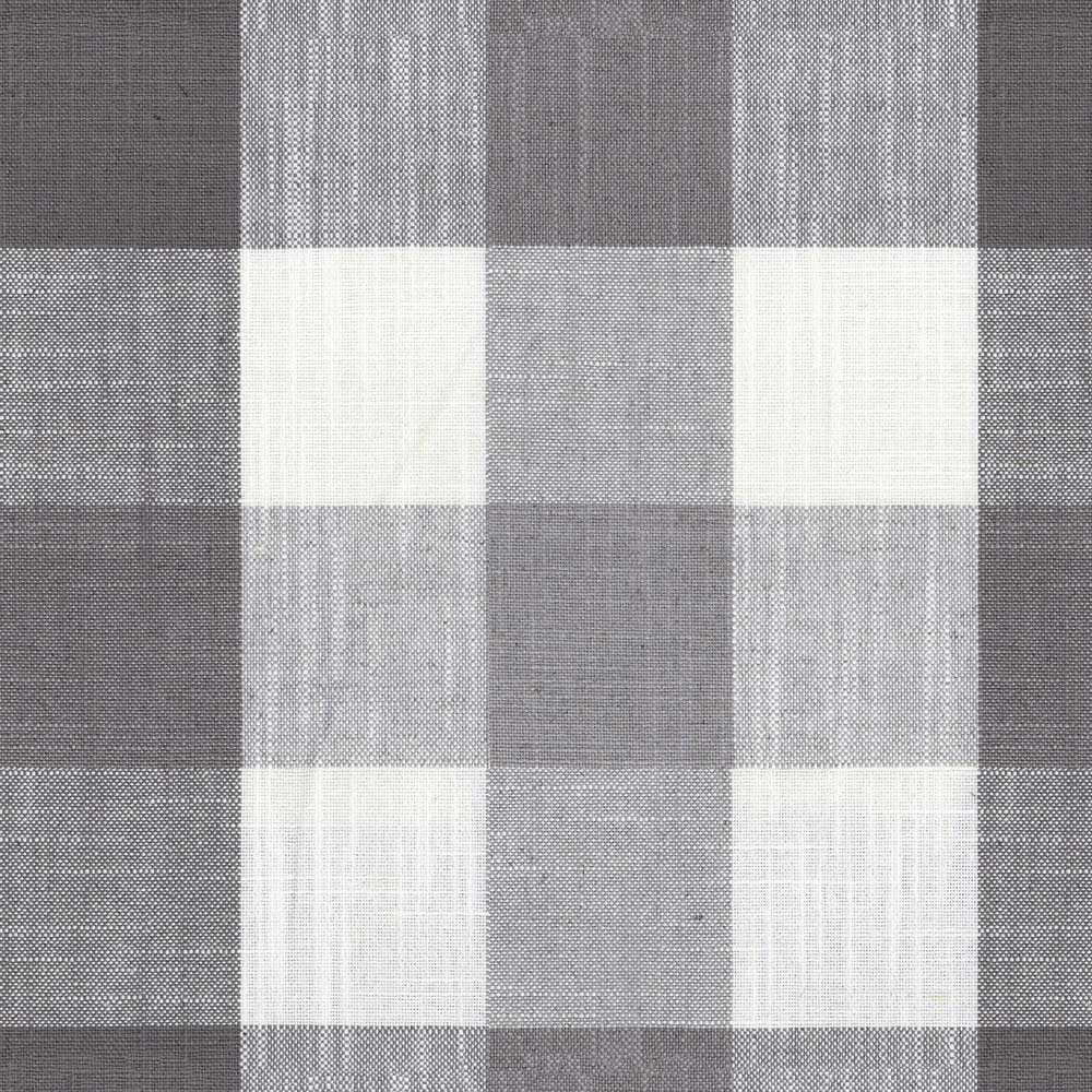 Ian Mankin Oban Check Grey Made to Measure Roman Blinds